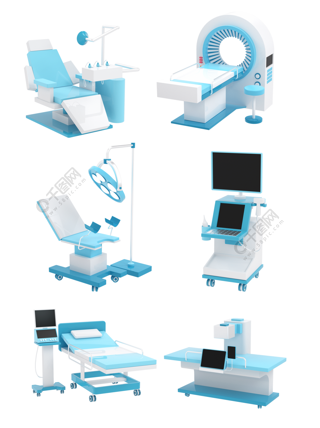 免費下載C4D醫療器械及嬰童用品器材立體模型模板（編號43840735）